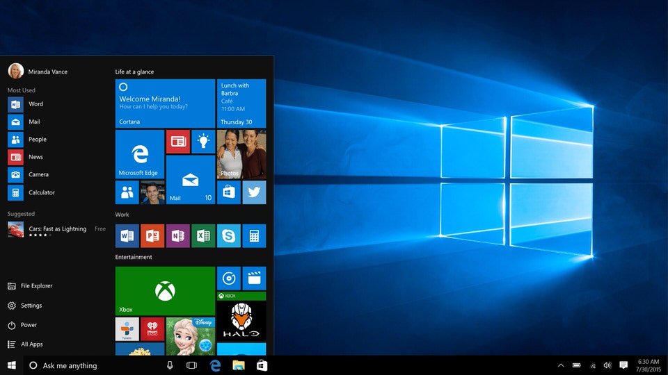 Configuration Microsoft Windows